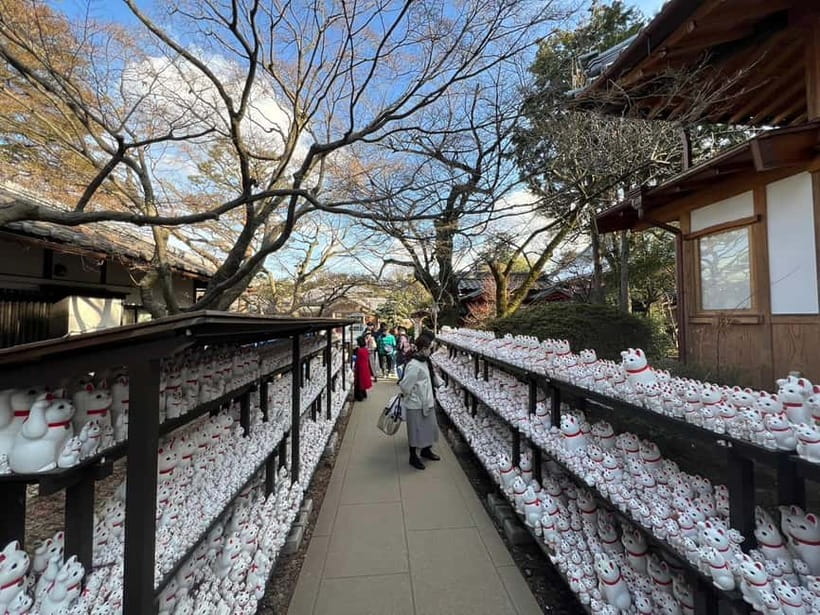 Tokyo: Gotokuji Culture Walk & Lucky Cat Temple Experience - The first 15 minutes for photos at Gotokuji Temple