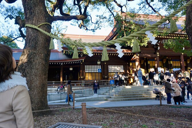 Tokyo: Harajuku Meiji Shrine to Shibuya Crossing Guided Tour - Walking toward Shibuya Crossing