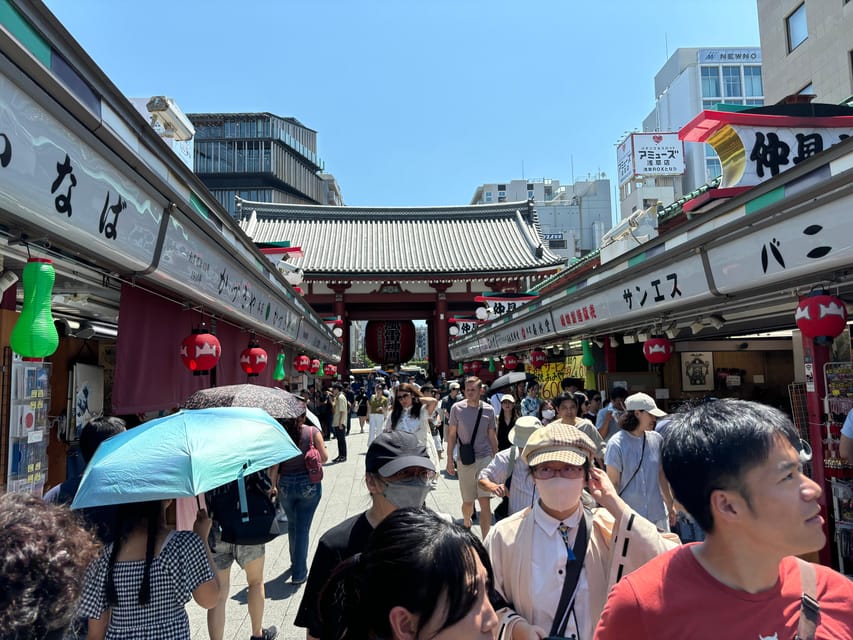 Tokyo: Sensoji Temple & Street Food: Private Tour with guide - Three Japanese foods, with room for surprises