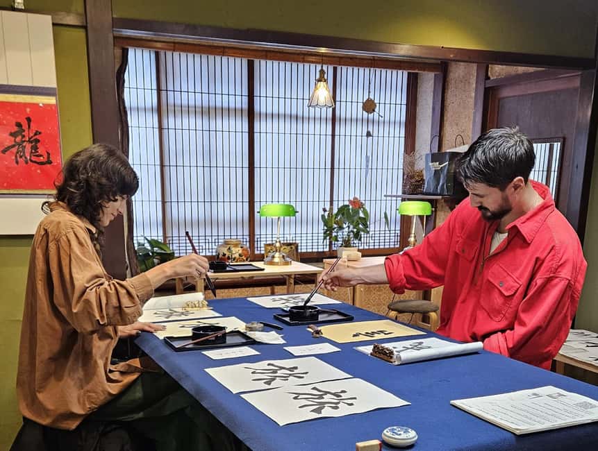 Try Mindful Calligraphy Near Kanazawa's Ninja Temple - Choosing a Word for Your Scroll or Fan