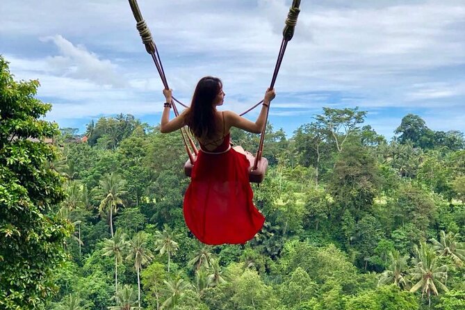 Ubud: Swing - Monkey Forest - Waterfall - Temple - Rice Terraces - Art Crafts - Tegenungan Waterfall and its jungle views