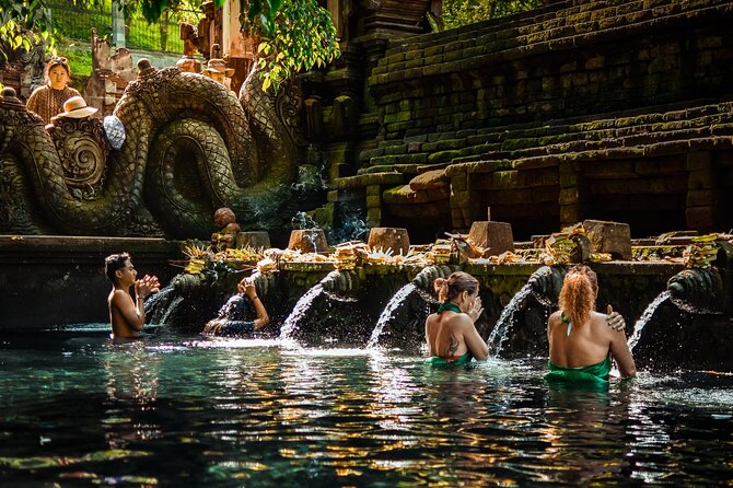 Ubud Tour with Swing, Temple, Monkey Forest, and Waterfall - Tegenungan Waterfall offers a short cool-down