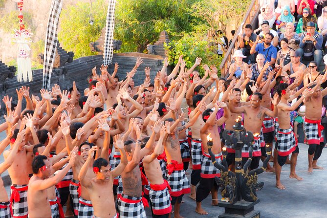 Uluwatu Temple Sunset and Kecak Fire Dance - Jimbaran Beach seafood dinner around 7 pm