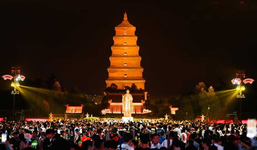Xi'an: Daci'en Temple(Great Wild Goose Pagoda) E-ticket - A quiet garden break inside Xian