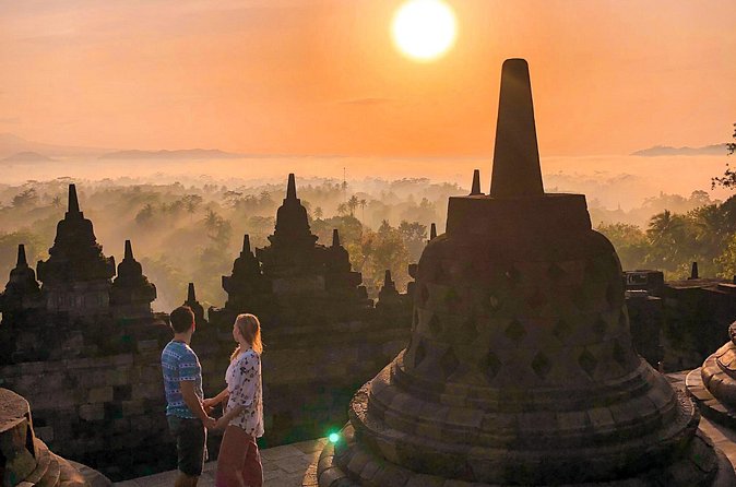 Yogyakarta: Borobudur Temple Climb Up and Prambanan Temple Tour - Tickets, airport pickup, and small practical details